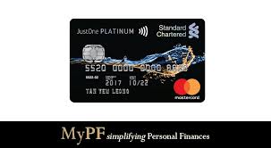 Standard chartered visa platinum card. Standard Chartered Justone Platinum Credit Card Review Mypf My