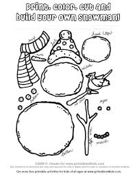 These printable pages are filled with a variety of fun shapes for your kiddo to identify and manipulate into a fun picture. Build Your Own Snowman Printable Design Dazzle