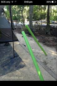 Use Pool Noodles To Stop People Tripping Over Tent Ropes Festival Camping Camping Experience Go Camping
