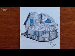 İşte size o evi anlatıyoruz. Yazlik Ev Nasil Cizilir Karakalem Ev Resmi Cizimi Yaylalik Ev Karakalem Youtube