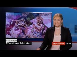 Svt nyheter är ett nyhetsprogram från sveriges television. Svt Nyheter Stockholm 26 4 2017 Ingela Hagemans Utstallning Om Govindas Tempel Youtube