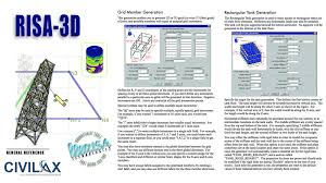 How to draw in 3d. Risa 3d Manual Civil Engineering Downloads