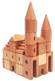 Edtoy Magnetic Wooden Block Set Small 32 Pieces Magnetic Wooden Blocks Magnetic Toys Classic Toys