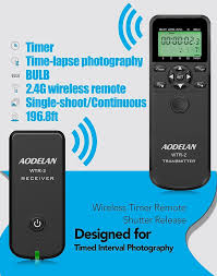 Rechargeable Wireless Camera Timer Intervalometer for Canon R5 R6 T7
