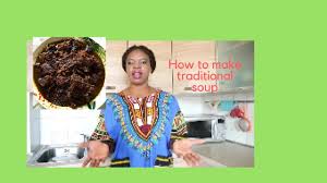 When the beef is tender, add ½ pound (227 g) of smoked fish, ½ cup (73 g) of crayfish, freshly ground black pepper to taste, and 2 cups (473 ml) of red palm oil to the pot. How To Make Nigerian Traditional Soup Black Soup Youtube