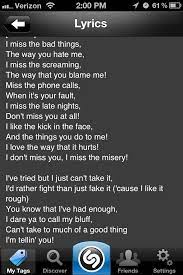 Misery Lyrics To Live By Music Lyrics Lyrics