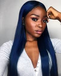 Unique hair color ideas for black women. 69 Stunning Blue Black Hair Color Ideas