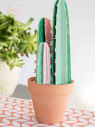 There once was a cactus in china who suffered when rainfall was minor he said, wait until june, for the summer monsoon. Adorable Mini Potted Paper Cactus Craft Made With Cricut