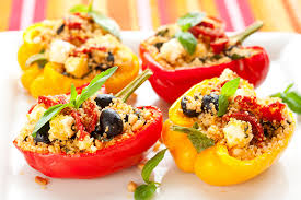 Pimientos Rellenos De Ensalada Con Cuscus Thermomix Cocinar Con Robot