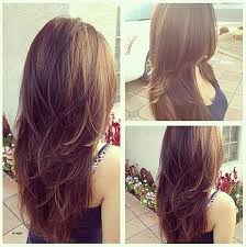 So, if you look at the angle of the hair you can see up here where her hair is and down here where her hair is. 94 Layered Hairstyles And Haircuts For Every Hair Type