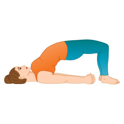 Yoga Pose: Bridge Pose | YogaClassPlan.com