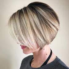 Neat Short Rounded Bob For Straight Hair Haircut For Thick Hair Thick Hair Styles Hair Styles