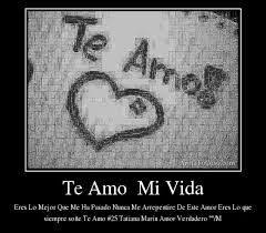 Te Amo Mi Vida Love Quotes Interesting Art Quotes