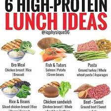 6 high-protein lunch ideas | High protein lunch ideas, Healthy recipes, Food to gain muscle