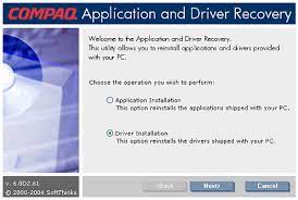 Compaq Recovery Disk – Guide For Windows Xp, Vista, 7, 8