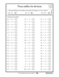 In this worksheet, students will be asked to identify multiplication and division facts. Math Worksheets Word Lists And Activities Page 65 Of 72 Greatschools