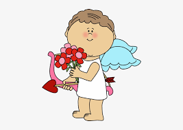 Please go to the bottom of this page to see image links to those pages, or go directly to valentine days ideas. Valentine S Day Cupid With Flowers Clip Art Valentines Day Clipart Cupid Transparent Png 444x500 Free Download On Nicepng