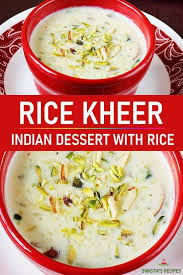 Kheer Recipe How To Make Rice Kheer Recipe Kheer Recipe Indian Food Recipes Vegetarian Spicy Snacks Recipes