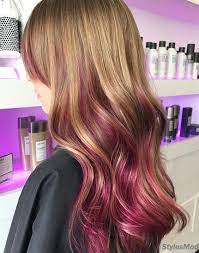 Perfect Combination Of Brown To Pink Hair Color Ideas For 2018 See Here The Amazing Combination Of Pink Brown Hair Hair Color Pink Hair Streaks Hair Styles