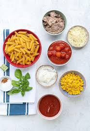 Fill a large pot with water and remaining salt and bring to a rapid boil. Healthy Tuna Pasta Bake Supergolden Bakes