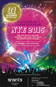 As The Sun Sets For The Last Time In 2014 Another Party Momentous And Joyous Party Starts At Ananta Spa Re New Years Countdown New Years Eve 2015 Resort Spa