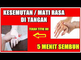 Ujung jari kebas atau jari anda terasa kebas? Tangan Kesemutan Kebas Mati Rasa Cukup Tekan Titik Ini Langsung Terasa Khasiatnya Youtube