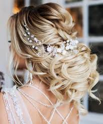 34 Loose Wedding Updos For Brides With Long Hair Ruffled Long Hair Styles Bride Updo Bride Hairstyles