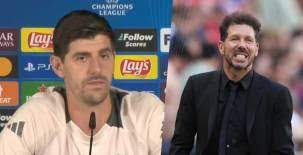Courtois responde a Simeone: “Él y yo tenemos una idea diferente de lo que  es una provocación”
