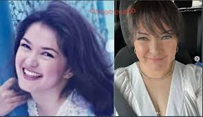 Kim de los Santos where is she now? Kim was paired up with Dino Guevarra in  the GMA-7 teen-oriented show T.G.I.S. She eventually married her co-star in  2002. They split in 2004,