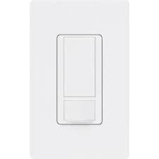 Lutron Maestro Motion Sensor Switch 2 Amp Single Pole Ivory Ms Ops2 Iv The Home Depot