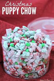 This puppy chow (muddy buddy) recipe makes a quick chocolate peanut butter cereal snack or dessert that's always a hit. Christmas Puppy Chow Recipe Easy Chex Mix Muddy Buddies