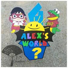 These cartoons are from the film chest collection, a leading source of film and video. Ryan S World Inspired Cake Topper Www Kimnguyencreations Com Nowyourecrafting On Instagram And Facebook Topper Cake Toppers Pictures