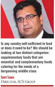 But is any country self-sufficient in food or does it need to be, asks Sumit Saran, ... - 20130715_16_1(1)