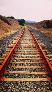 The Future Is Straight Ahead Go For It Train Tracks Old Trains Railroad Tracks