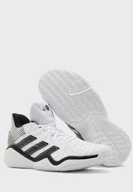 These juniors' adidas basketball shoes are built with extra abrasion protection for everyday, durable wear. Buy Adidas White Harden Stepback For Men In Mena Worldwide Eh1942