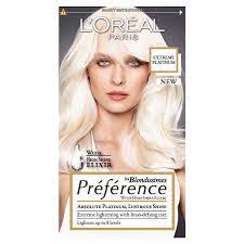Preference Platinum Extreme Platinum Blonde Hair Dye Feria Hair Color Platinum Hair Dye Platinum Blonde