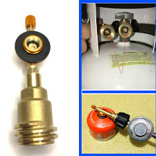 Dozyant propane splitter, propane tank y splitter adapter with gauge, 2 way lp gas adapter tee connector for 20lb propane tank cylinder, work with bbq grills, camping stoves, gas burners. Camping Copper Gas Propane Tank Connector Adapter Valve Coupler For American Type Outdoor Stoves Aliexpress