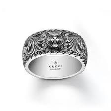Gucci Gatto Sterling Silver Ring Silver Rings Silver Necklace Simple Silver Jewelry Rings