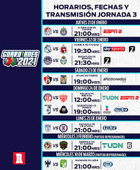 Aquí podrás revisar la empezó la jornada 11 del torneo guard1anes 2021 de la liga mx con dos encuentros más que atractivos. Liga Mx Fechas Horarios Y Canales Para Ver La Jornada 3 Del Clausura 2021