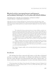 This video is for educational purposes only. Pdf Physical Activity Perceptual Motor Performance And Academic Learning In 9 To 16 Years Old School Children