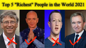 How many people are in the world 2021. Top 5 Richest People In The World 2020 Richest People In The World 2021 All Stars Info Youtube