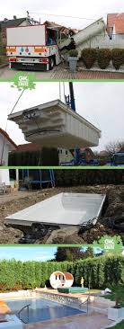 Polyesterpool Einsetzen In 2020 Schwimmbad Bauen Poolbau Pool Becken