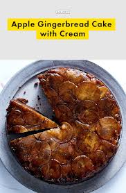 Apple Gingerbread Cake With Cream Recipe Gingerbread Cake Recipes Cream Recipes