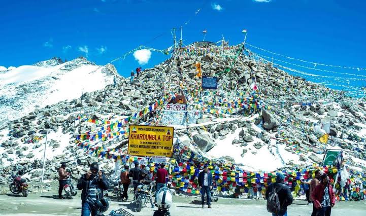 High mountain passes in Ladakh, AI generated