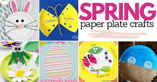 Kids will enjoy creating lovely gifts from flower crafts. 50 Spring Paper Plate Crafts Kids Will Beg To Make