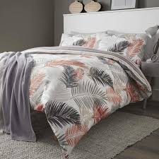 Instead of a combination of loose bedding, sheets, and blankets, luxury duvet covers keep your comforter and bedding safely protected in a simple single covering, adding warmth and comfort. Tropical Bedding Set In Copper Cheap Bedding Terrys Fabrics
