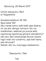 Akan tetapi, menulis surat akan selalu bernilai. Buatlah Surat Pribadi Brainly Co Id
