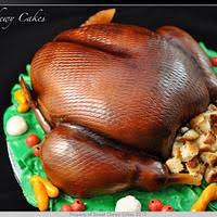 Cccbylinda.blogspot.com.visit this site for details: Thanksgiving Turkey Cake Cake By Sweetchewycakes Cakesdecor