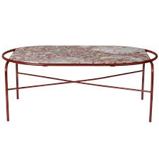 Uttermost 24338 vitya glass coffee table. Warm Nordic Secant Coffee Table Oval Red Marble Finnish Design Shop