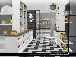 Kitchen in three different colors, made sims 4 cc kitchen opening : Luxury Kitchen Sims 4 Horitahomes Com